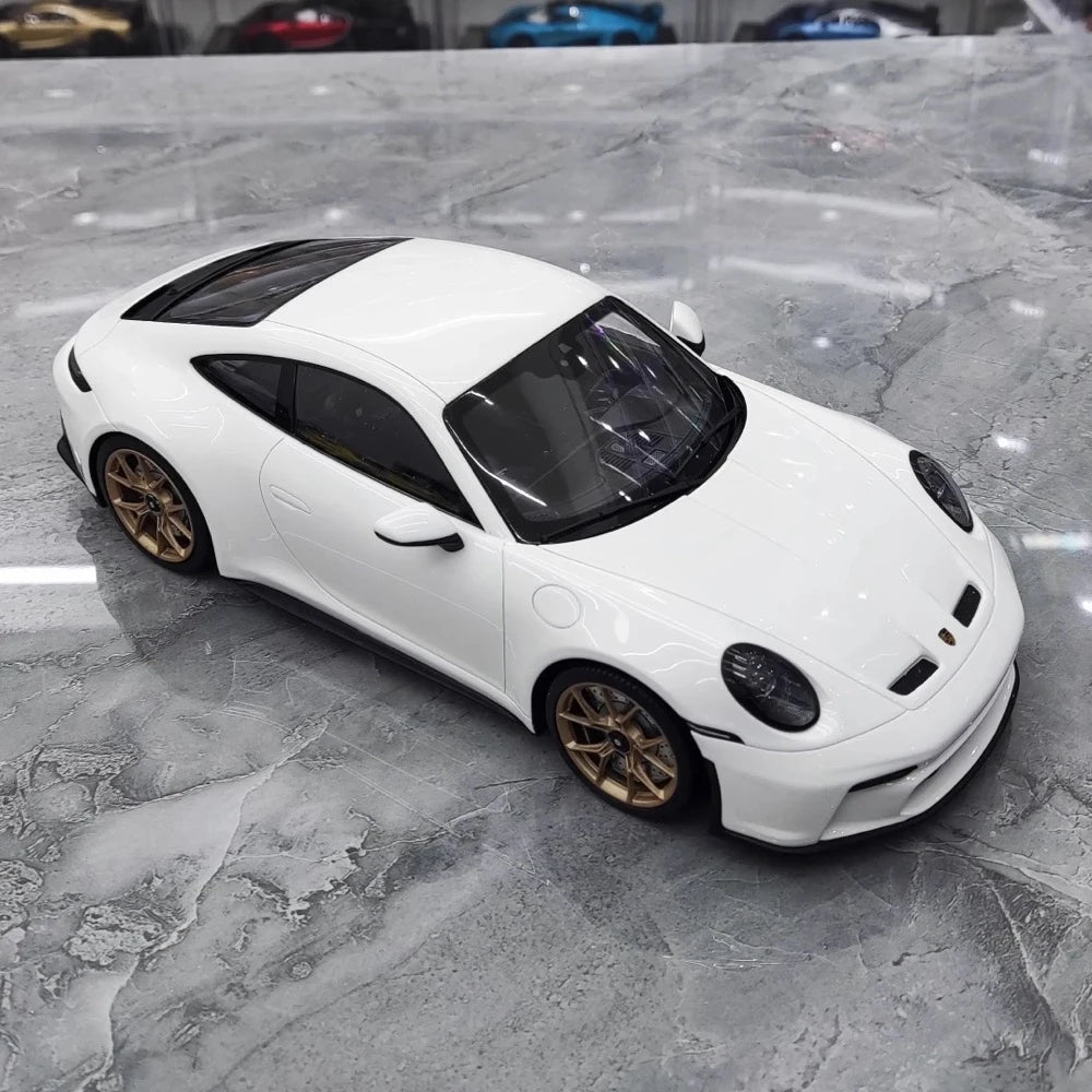 [Minichamps] 1:18 Porsche 2022 911 992 GT3 bianco modellino di auto resina