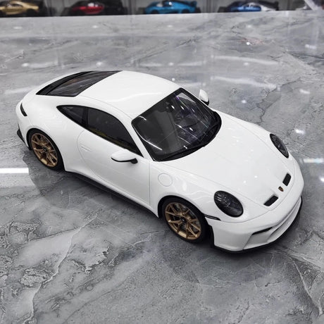 [Minichamps] 1:18 Porsche 2022 911 992 GT3 White Model Car Resin