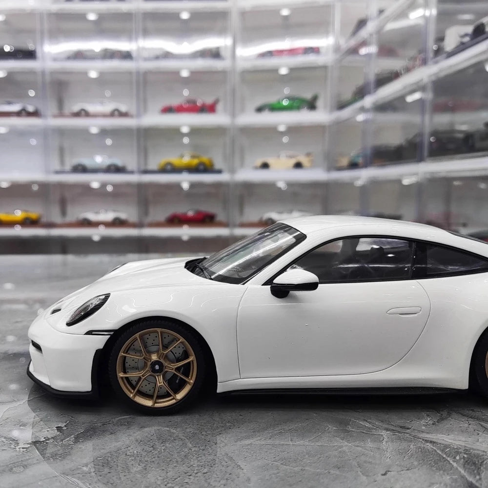 [Minichamps] 1:18 Porsche 2022 911 992 GT3 bianco modellino di auto resina