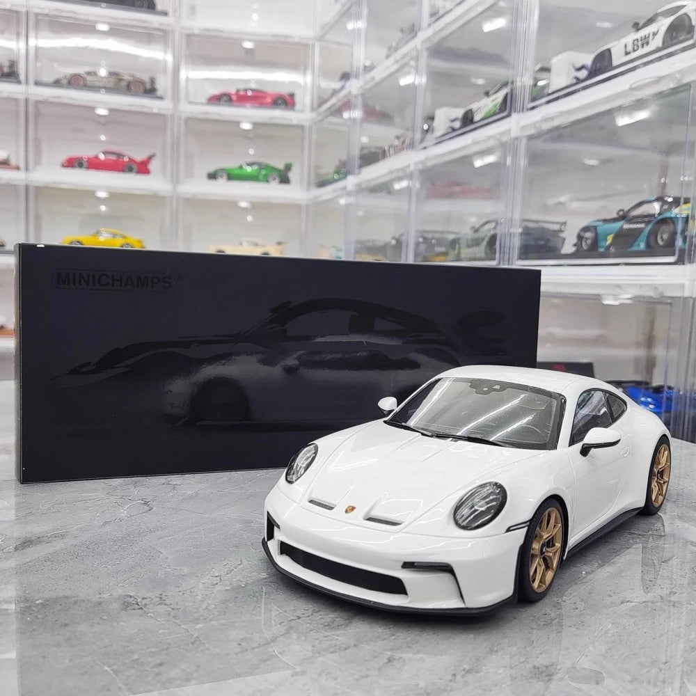 [Minichamps] 1:18 Porsche 2022 911 992 GT3 White Model Car Resin