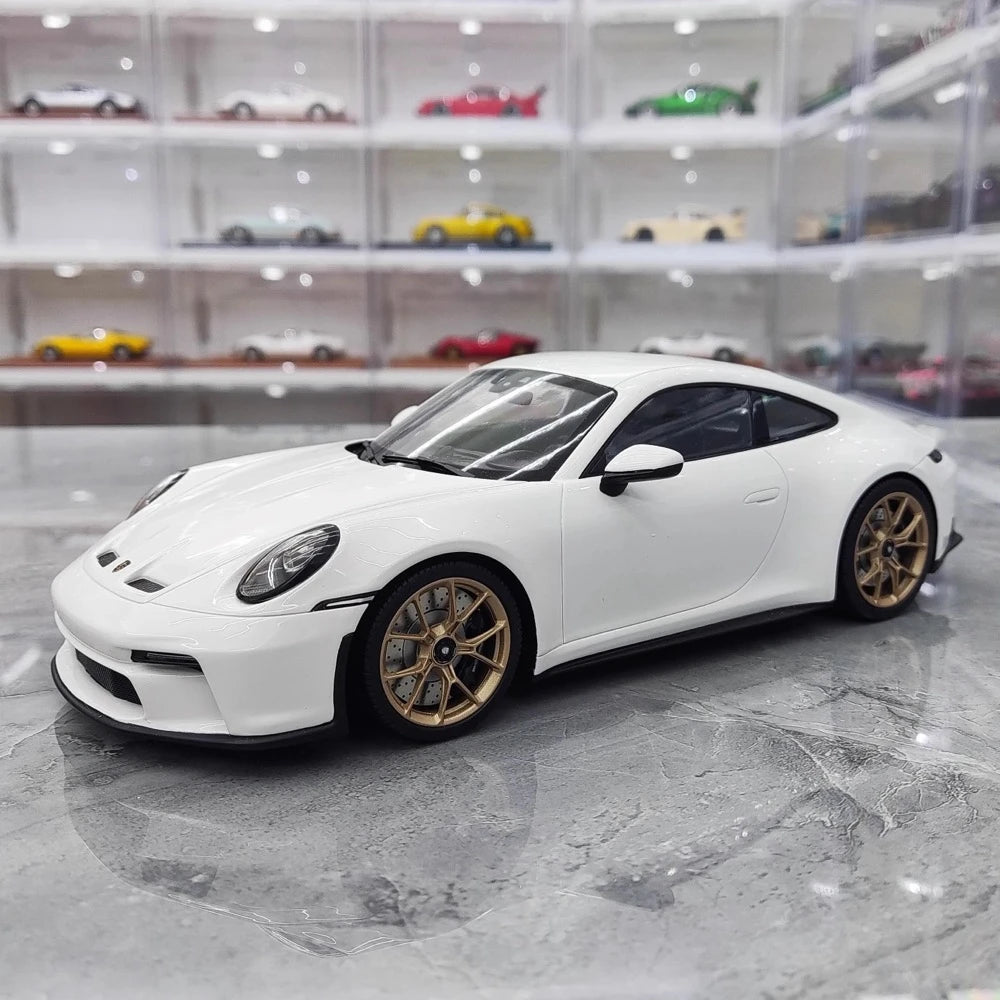 [Minichamps] 1:18 Porsche 2022 911 992 GT3 bianco modellino di auto resina