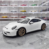[Minichamps] 1:18 Porsche 2022 911 992 GT3 White Model Car Resin