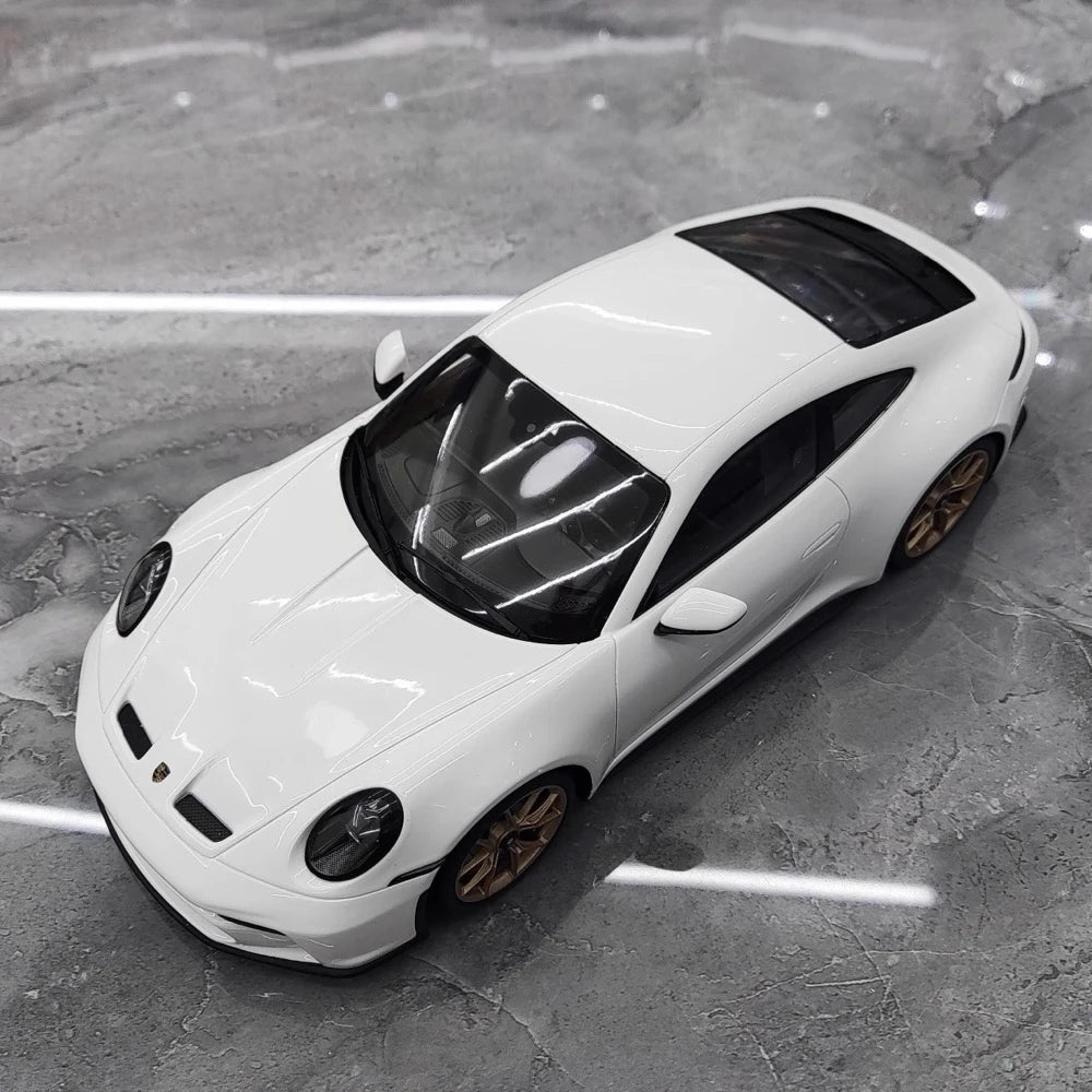 [Minichamps] 1:18 Porsche 2022 911 992 GT3 bianco modellino di auto resina