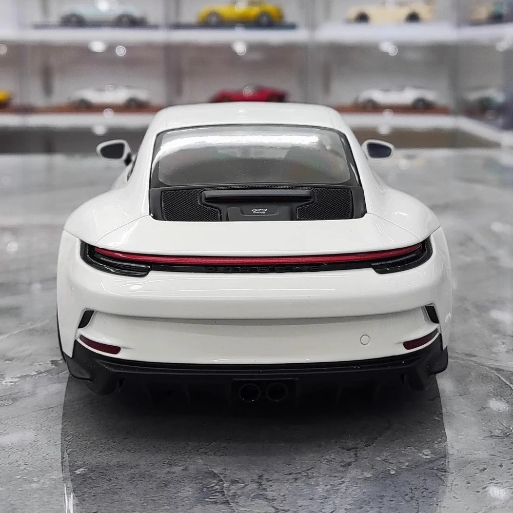 [Minichamps] 1:18 Porsche 2022 911 992 GT3 bianco modellino di auto resina