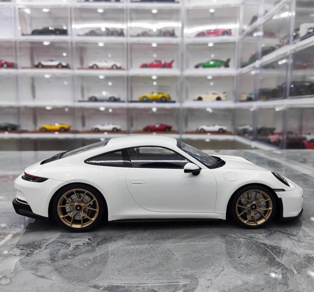 [Minichamps] 1:18 Porsche 2022 911 992 GT3 bianco modellino di auto resina