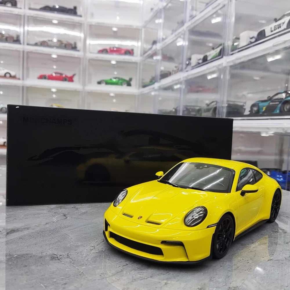 [Minichamps] 1:18 Porsche 2022 911 992 GT3 jaune voiture miniature Resin