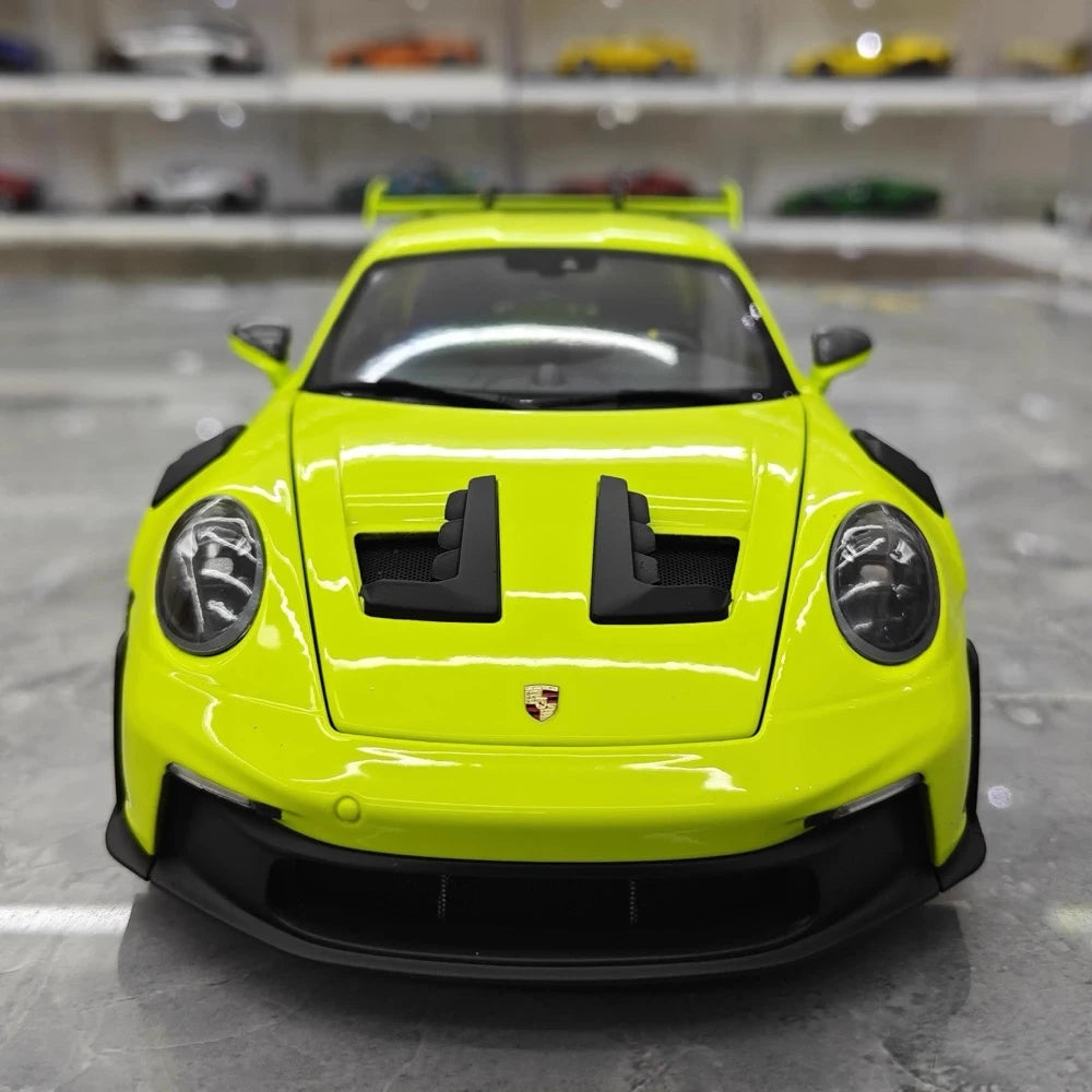 [Minichamps] 1:18 Porsche 2023 911 992 GT3 RS Lemon vert voiture miniature Resin