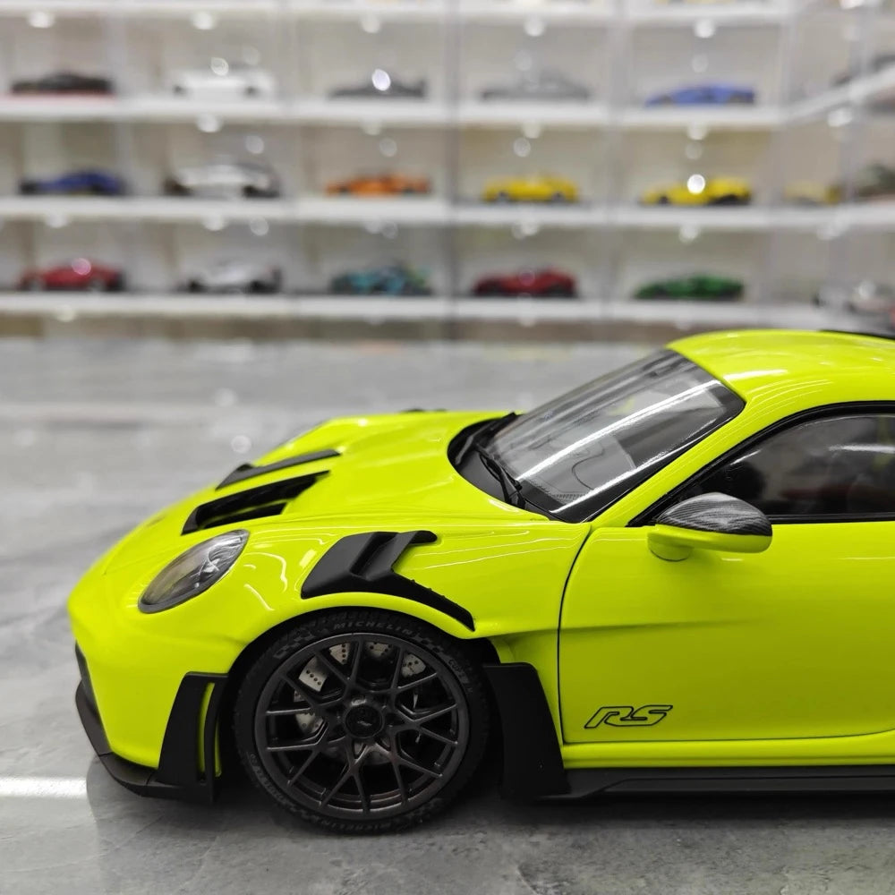 [Minichamps] 1:18 Porsche 2023 911 992 GT3 RS Lemon vert voiture miniature Resin