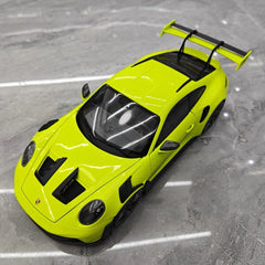 [Minichamps] 1:18 Porsche 2023 911 992 GT3 RS Lemon verde modellino di auto resina