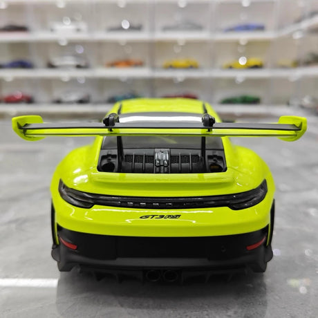[Minichamps] 1:18 Porsche 2023 911 992 GT3 RS Lemon Green Model Car Resin