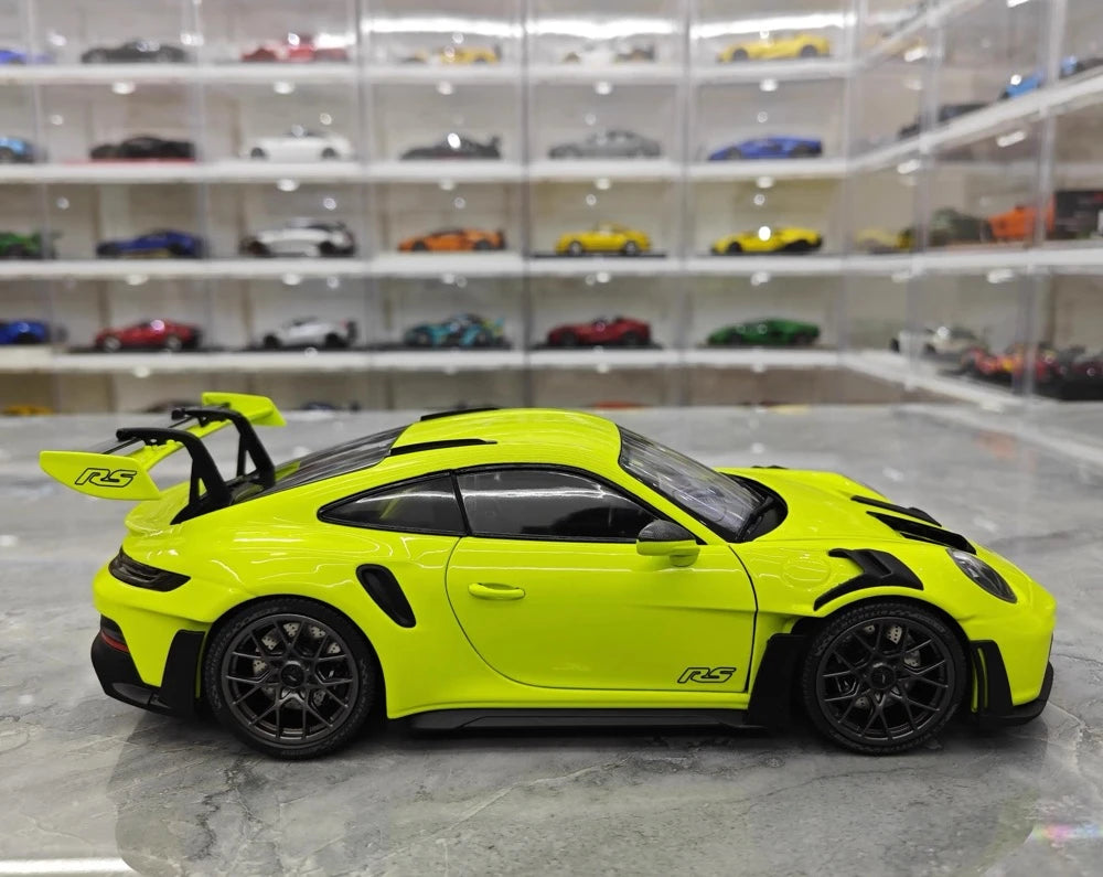 [Minichamps] 1:18 Porsche 2023 911 992 GT3 RS Lemon vert voiture miniature Resin