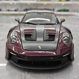 [Minichamps] 1:18 Porsche 2023 911 992 GT3 RS Magenta Model Car Resin