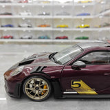 [Minichamps] 1:18 Porsche 2023 911 992 GT3 RS Magenta Model Car Resin