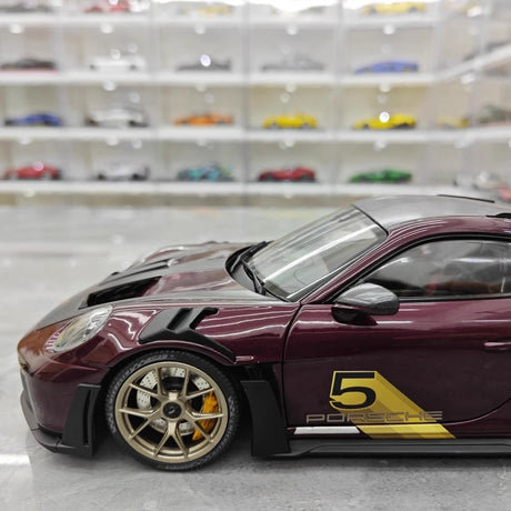 [Minichamps] 1:18 Porsche 2023 911 992 GT3 RS Magenta Model Car Resin