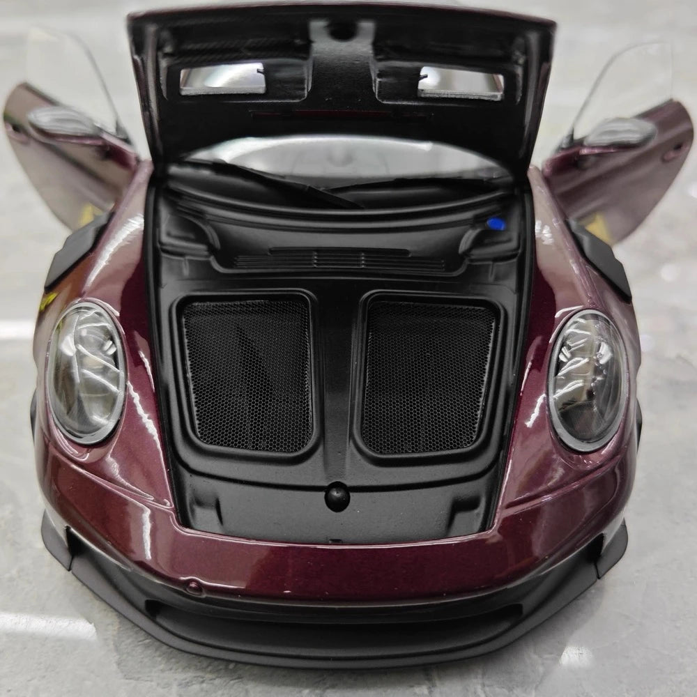 [Minichamps] 1:18 Porsche 2023 911 992 GT3 RS Magenta Model Car Resin