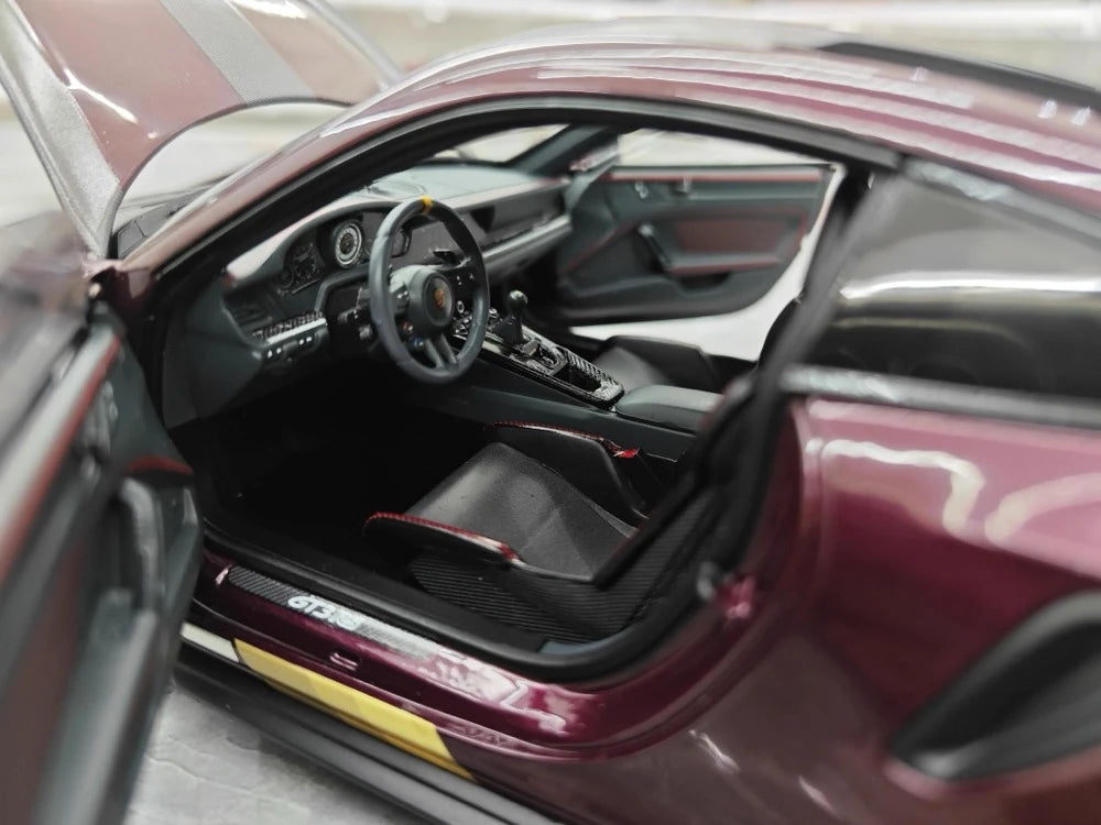 [Minichamps] 1:18 Porsche 2023 911 992 GT3 RS Magenta Model Car Resin