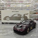 [Minichamps] 1:18 Porsche 2023 911 992 GT3 RS Magenta Model Car Resin