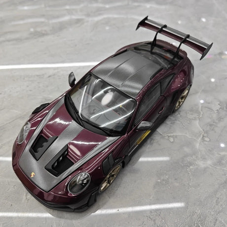 [Minichamps] 1:18 Porsche 2023 911 992 GT3 RS Magenta Model Car Resin