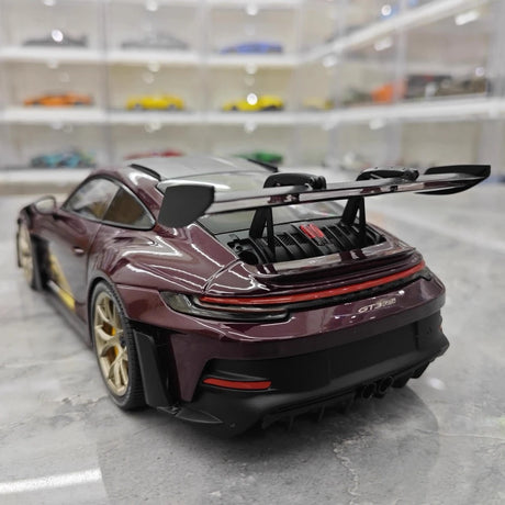 [Minichamps] 1:18 Porsche 2023 911 992 GT3 RS Magenta Model Car Resin