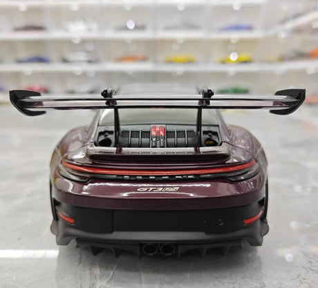 [Minichamps] 1:18 Porsche 2023 911 992 GT3 RS Magenta Model Car Resin