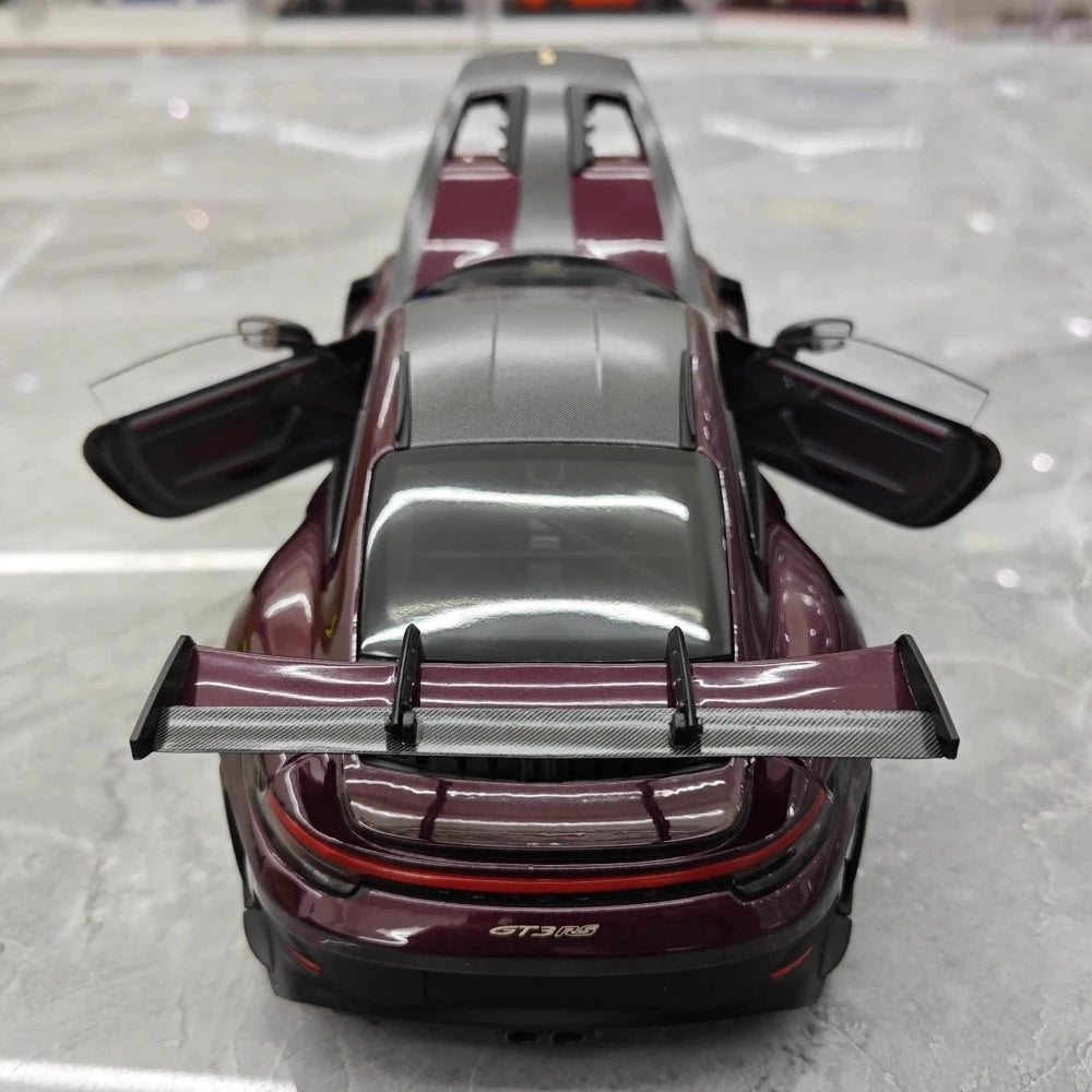 [Minichamps] 1:18 Porsche 2023 911 992 GT3 RS Magenta Model Car Resin