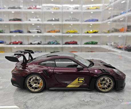 [Minichamps] 1:18 Porsche 2023 911 992 GT3 RS Magenta Model Car Resin