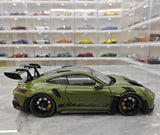 [Minichamps] 1:18 Porsche 2023 911 992 GT3 RS Olives Green Model Car Resin