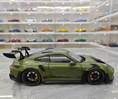 [Minichamps] 1:18 Porsche 2023 911 992 GT3 RS Olives Green Model Car Resin