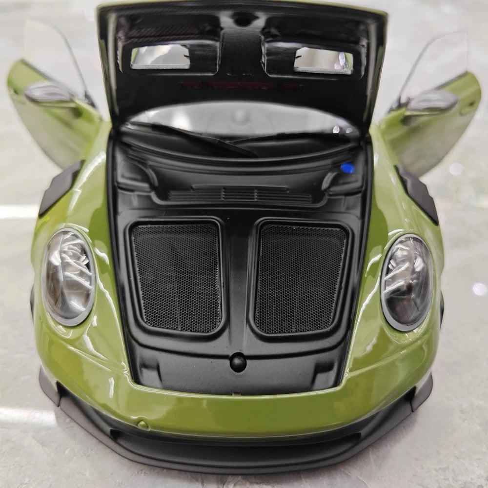 [Minichamps] 1:18 Porsche 2023 911 992 GT3 RS Olives Green Model Car Resin