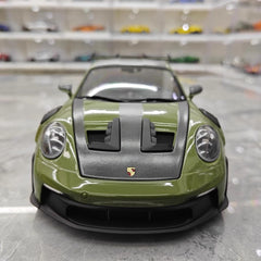 [Minichamps] 1:18 Porsche 2023 911 992 GT3 RS Olives Green Model Car Resin