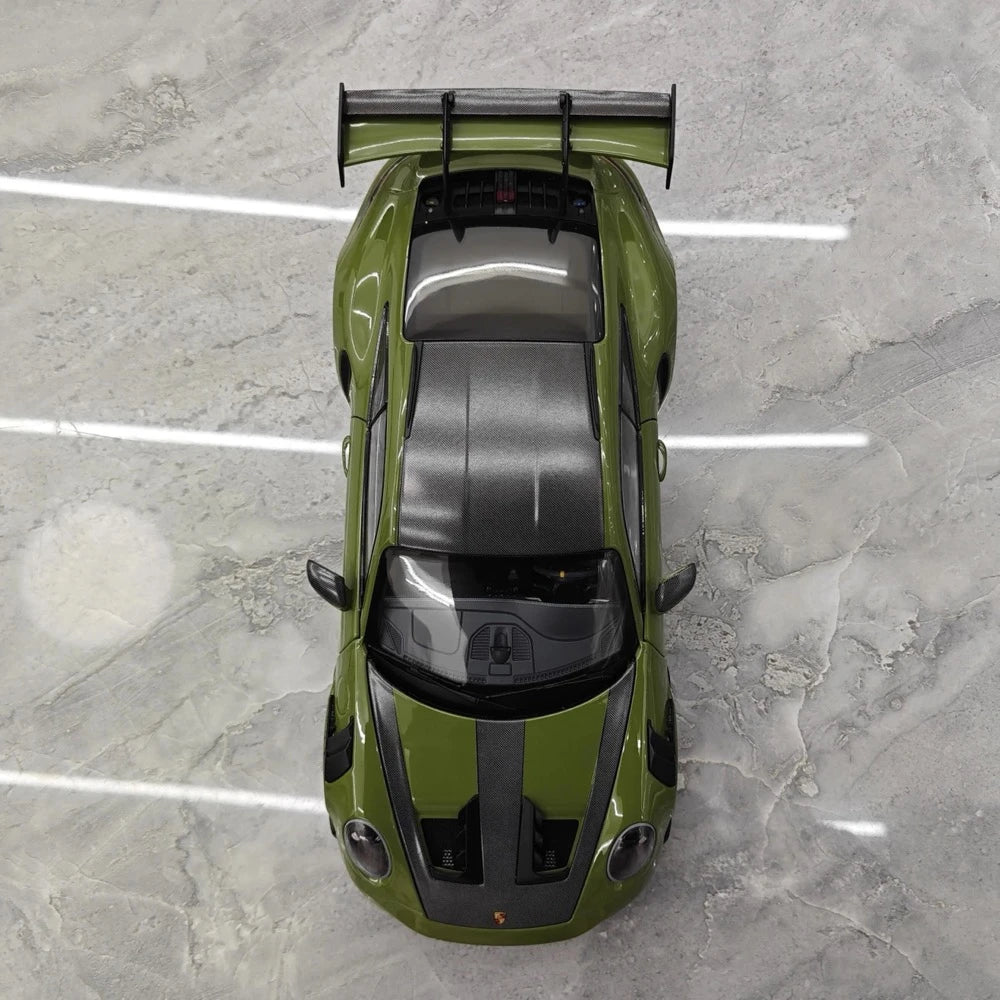 [Minichamps] 1:18 Porsche 2023 911 992 GT3 RS Olives Green Model Car Resin