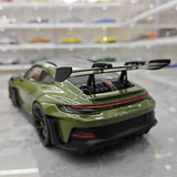 [Minichamps] 1:18 Porsche 2023 911 992 GT3 RS Olives Green Model Car Resin