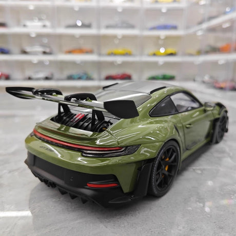 [Minichamps] 1:18 Porsche 2023 911 992 GT3 RS Olives Green Model Car Resin