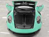 [Minichamps] 1:18 Porsche 2023 911 992 GT3 RS Tiffany bleu voiture miniature Resin