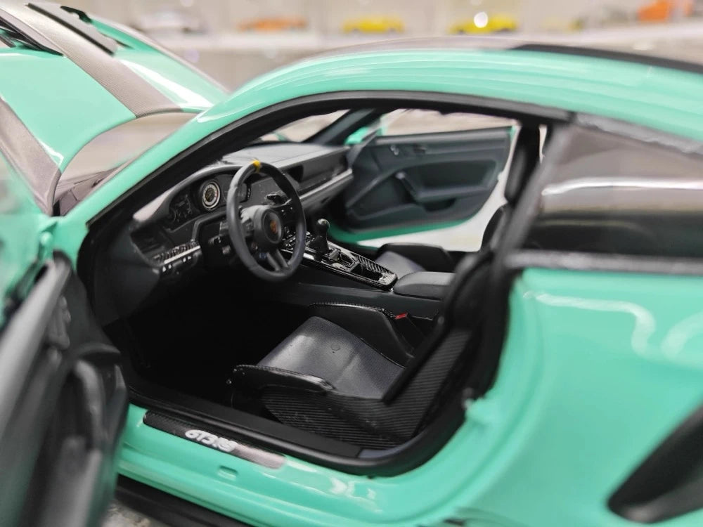 [Minichamps] 1:18 Porsche 2023 911 992 GT3 RS Tiffany bleu voiture miniature Resin