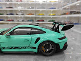 [Minichamps] 1:18 Porsche 2023 911 992 GT3 RS Tiffany bleu voiture miniature Resin