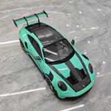 [Minichamps] 1:18 Porsche 2023 911 992 GT3 RS Tiffany bleu voiture miniature Resin