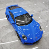 [Minichamps] 1:18 Porsche 2023 911 992 Turbo S blauw modelauto Die-Cast