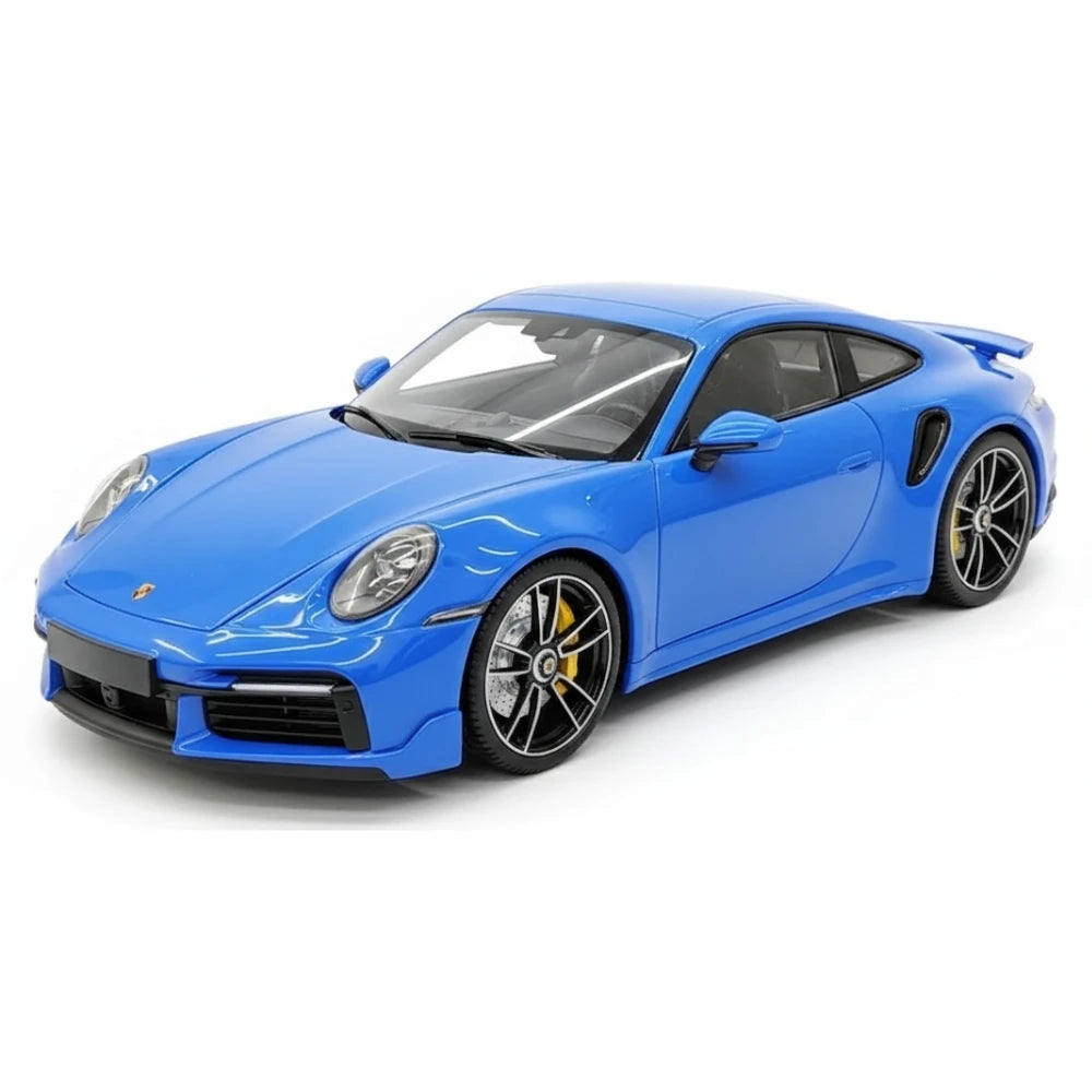 [Minichamps] 1:18 Porsche 2023 911 992 Turbo S blauw modelauto Die-Cast