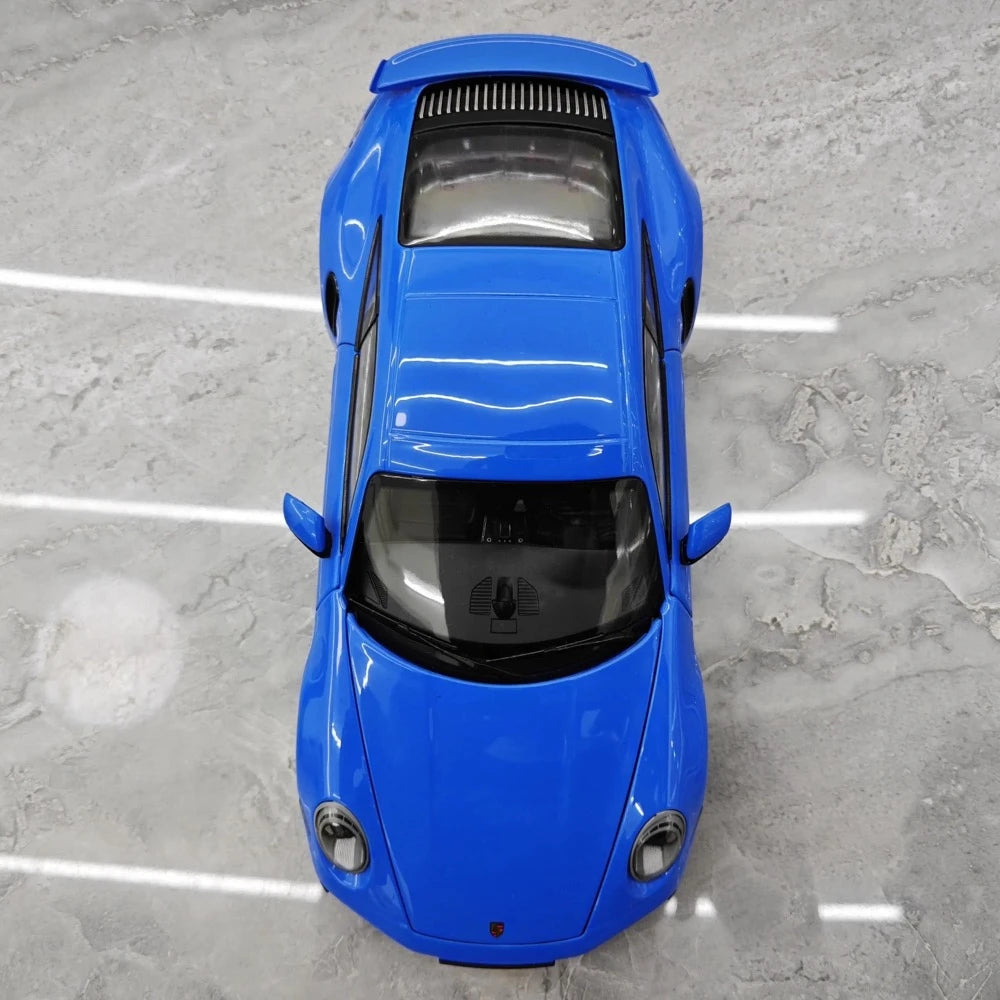 [Minichamps] 1:18 Porsche 2023 911 992 Turbo S Blue Model Car Die-Cast