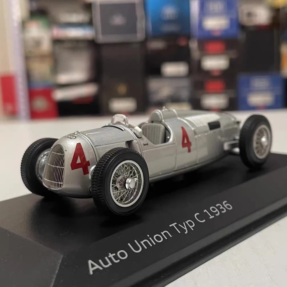 [Minichamps] 1:43 Audi 1936 Auto Union Typ C #4 voiture miniature Die-Cast