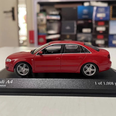 [Minichamps] 1:43 Audi 2005 A4 Red Model Car Die-Cast