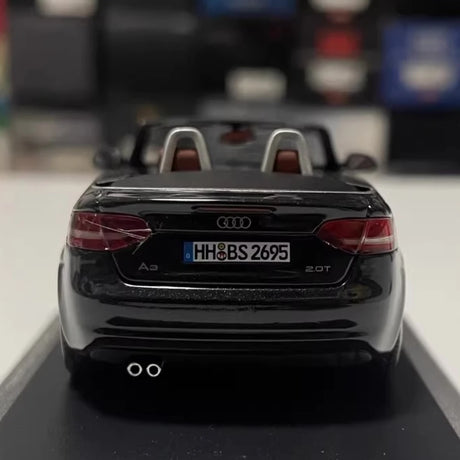 [Minichamps] 1:43 Audi 2008 A3 Cabriolet Black Model Car Die-Cast
