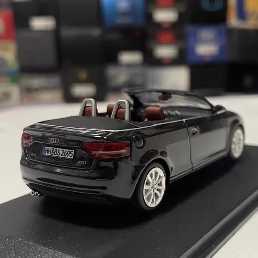 [Minichamps] 1:43 Audi 2008 A3 Cabriolet Black Model Car Die-Cast