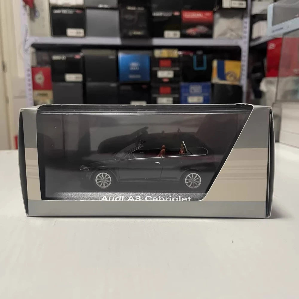[Minichamps] 1:43 Audi 2008 A3 Cabriolet Black Model Car Die-Cast