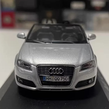 [Minichamps] 1:43 Audi 2008 A3 Cabriolet Silver Model Car Die-Cast