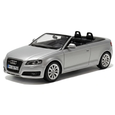 [Minichamps] 1:43 Audi 2008 A3 Cabriolet Silver Model Car Die-Cast