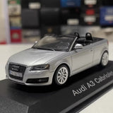 [Minichamps] 1:43 Audi 2008 A3 Cabriolet Silver Model Car Die-Cast