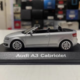 [Minichamps] 1:43 Audi 2008 A3 Cabriolet Silver Model Car Die-Cast