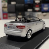[Minichamps] 1:43 Audi 2008 A3 Cabriolet Silver Model Car Die-Cast